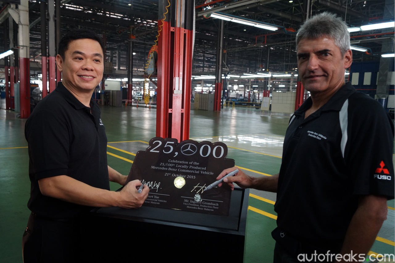 Mercedes benz malaysia production plant