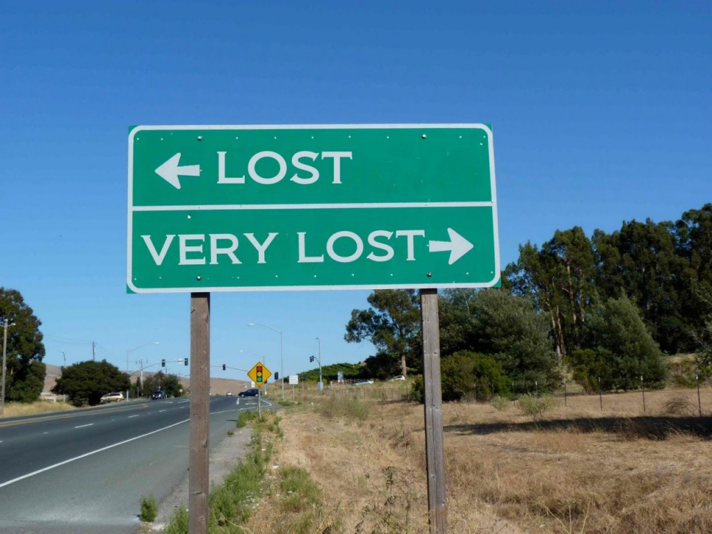 Road-Sign-Lost