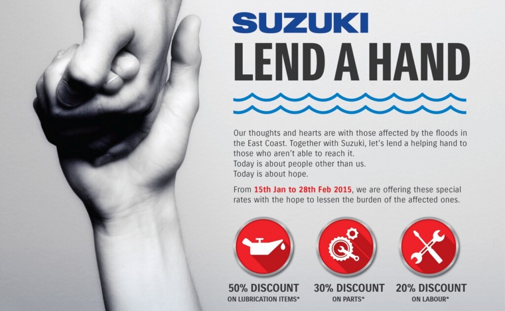 Suzuki Lend a Hand Service Campaign