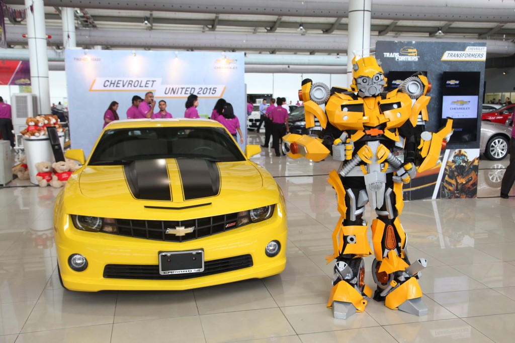 Bumblebee with the Chevrolet Camaro