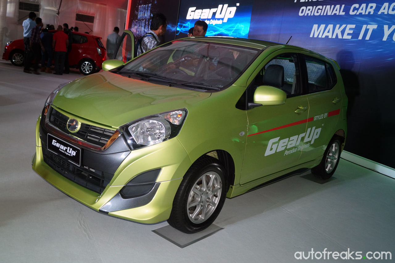 Perodua GearUp launched, bodykit and accessories for Axia 