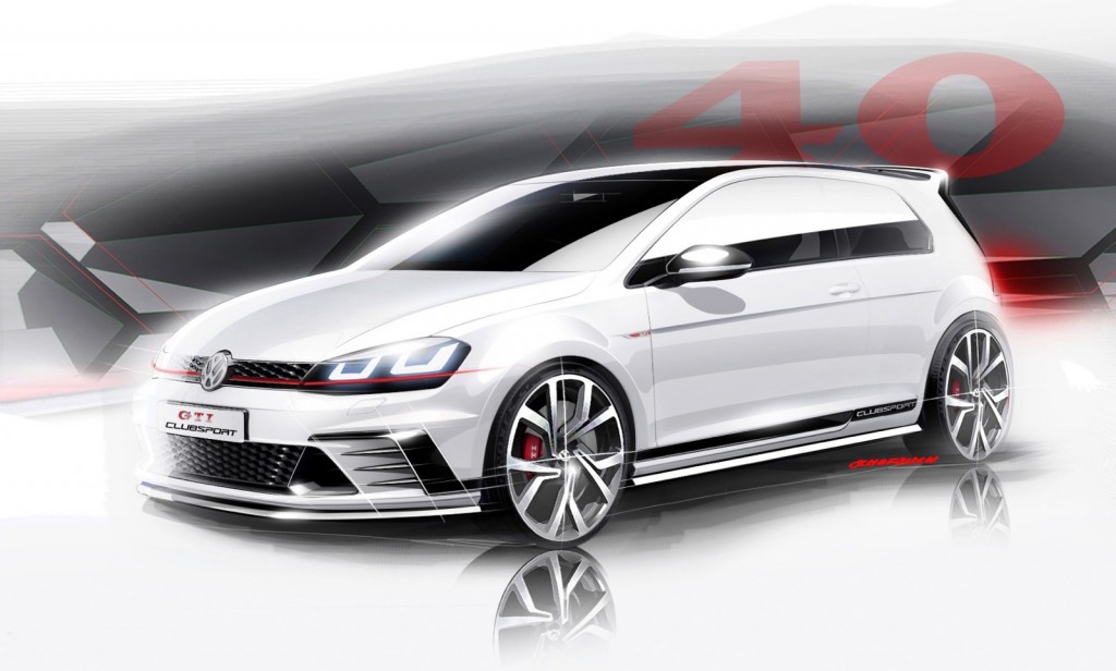 Seriennahe Volkswagen Studie Golf GTI Clubsport