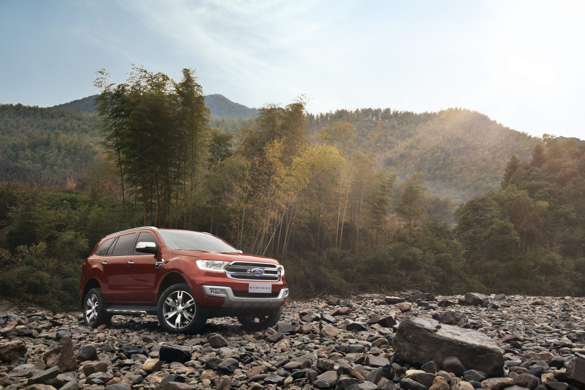New Ford Everest-Riverbed