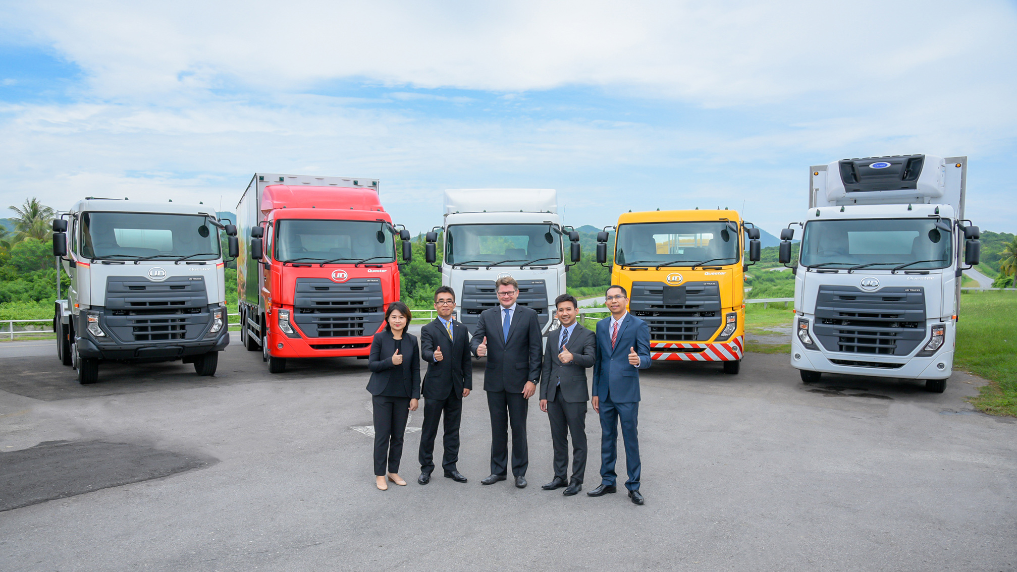  UD  Trucks  introduces new range of Quester  trucks  