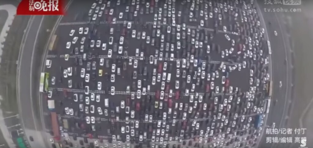 Beijing traffic jam