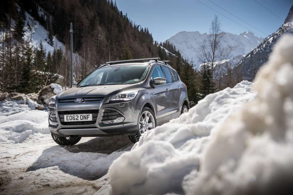 Ford Kuga launch, UK to Courmayeur, Italy. February - March 2013.