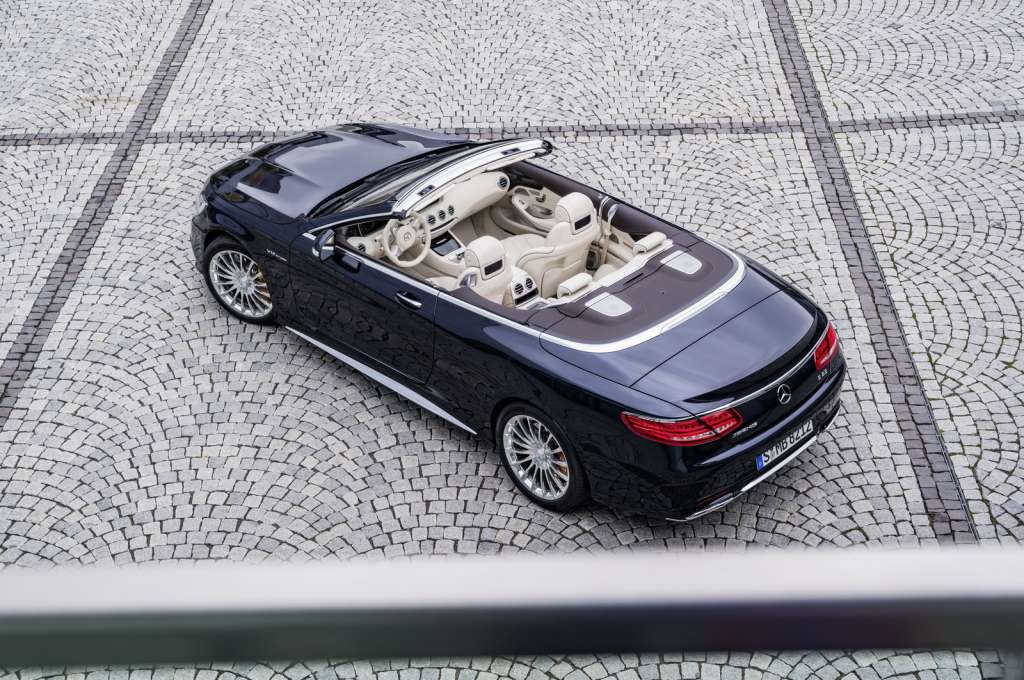 Mercedes-AMG S 65 Cabrio, Exterieur: Anthrazithblau,Interieur: Leder Porzellanexterior: anthracite blue, interior: leather porcelaine