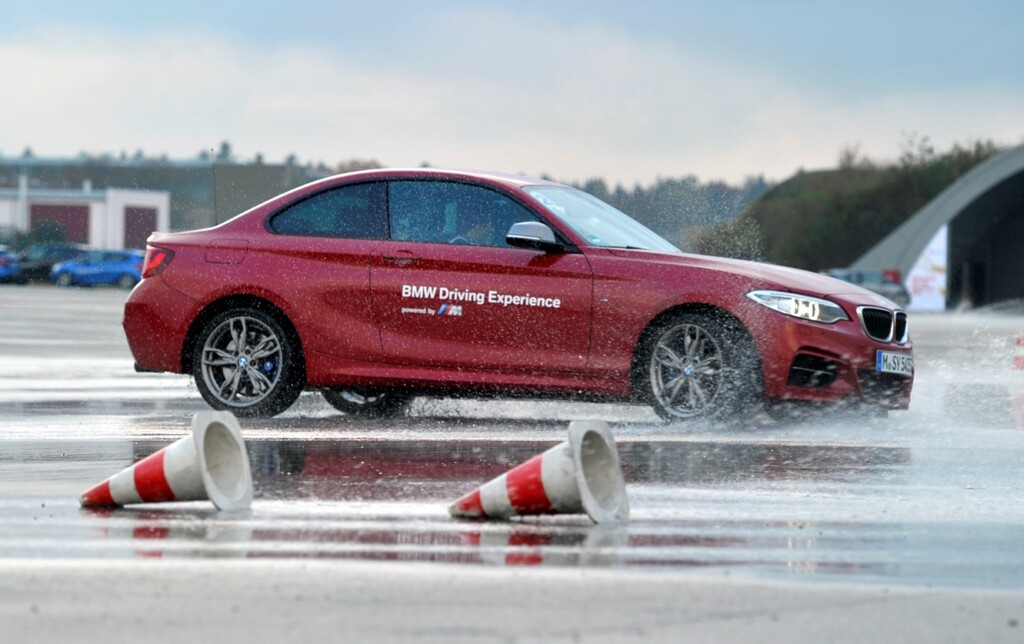 MUNICH, GERMANY - OCTOBER 29: Shell Helix Global - 'The Ultimate Test' at BMW Driving Academy (Maisach) on October 29, 2015 in Munich, Germany. (Photo by Lennart Preiss/Getty Images)