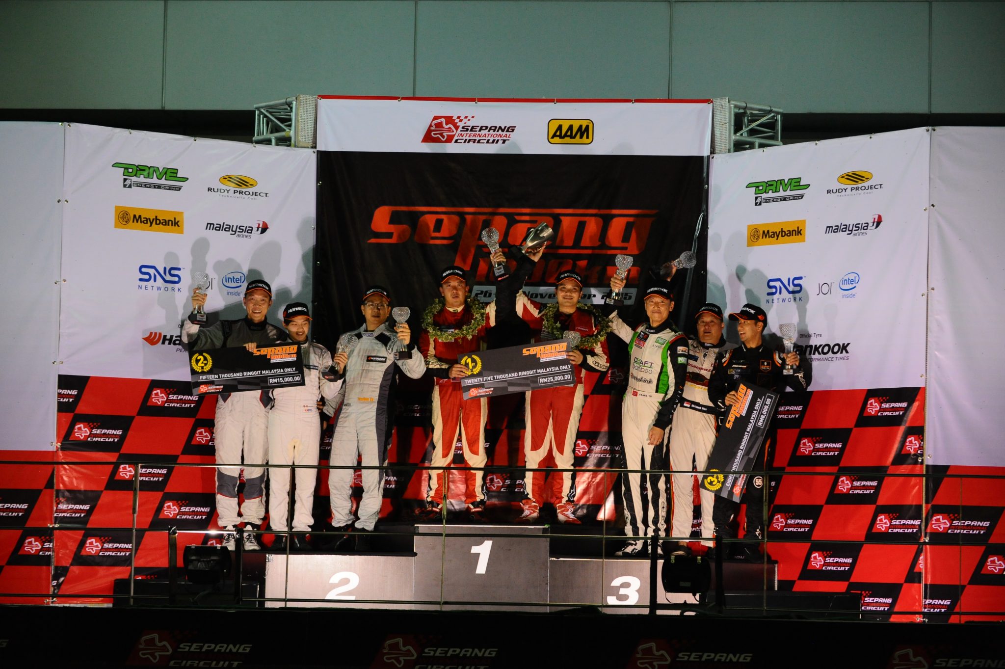 Professional HMRT drivers Aaron Lim and Farriz Fauzy cruised to victory