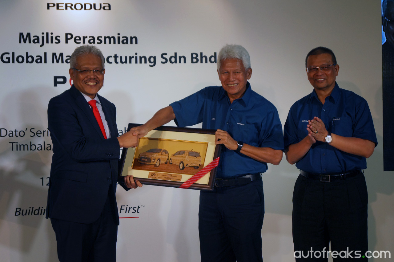 Perodua Global Manufacturing Sdn Bhd officially launched 