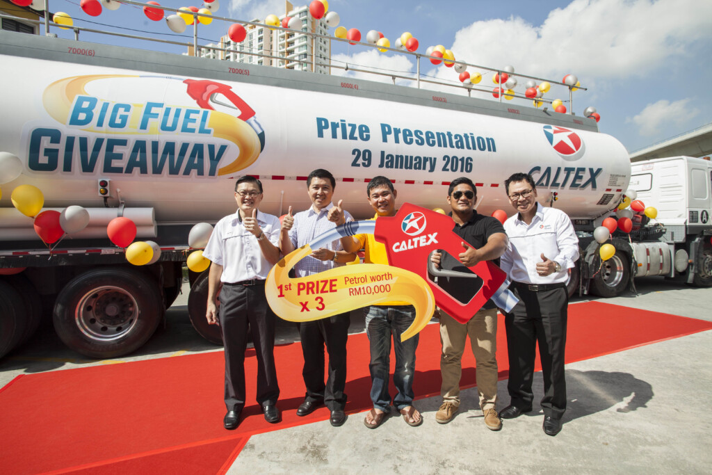 Caltex 'Big Fuel Giveaway' Promotion Prize Presentation