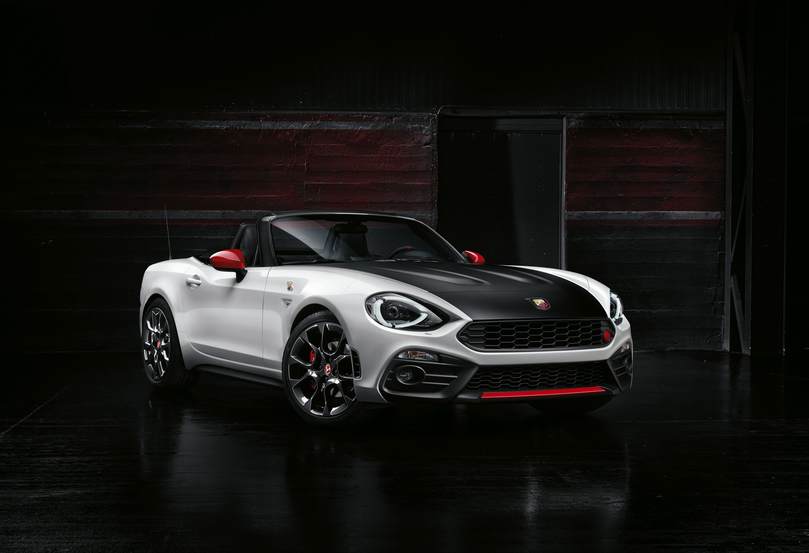 European Abarth 124 Spider shown