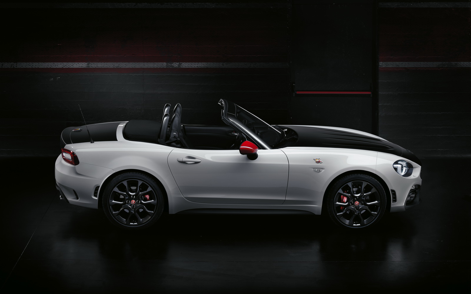 European Abarth 124 Spider shown