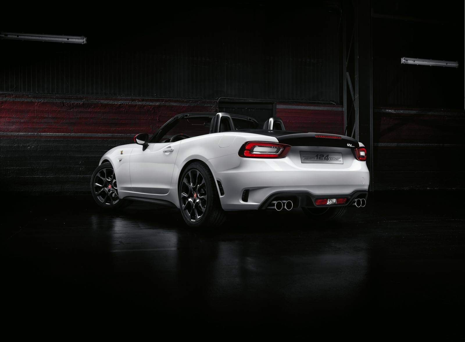 European Abarth 124 Spider shown