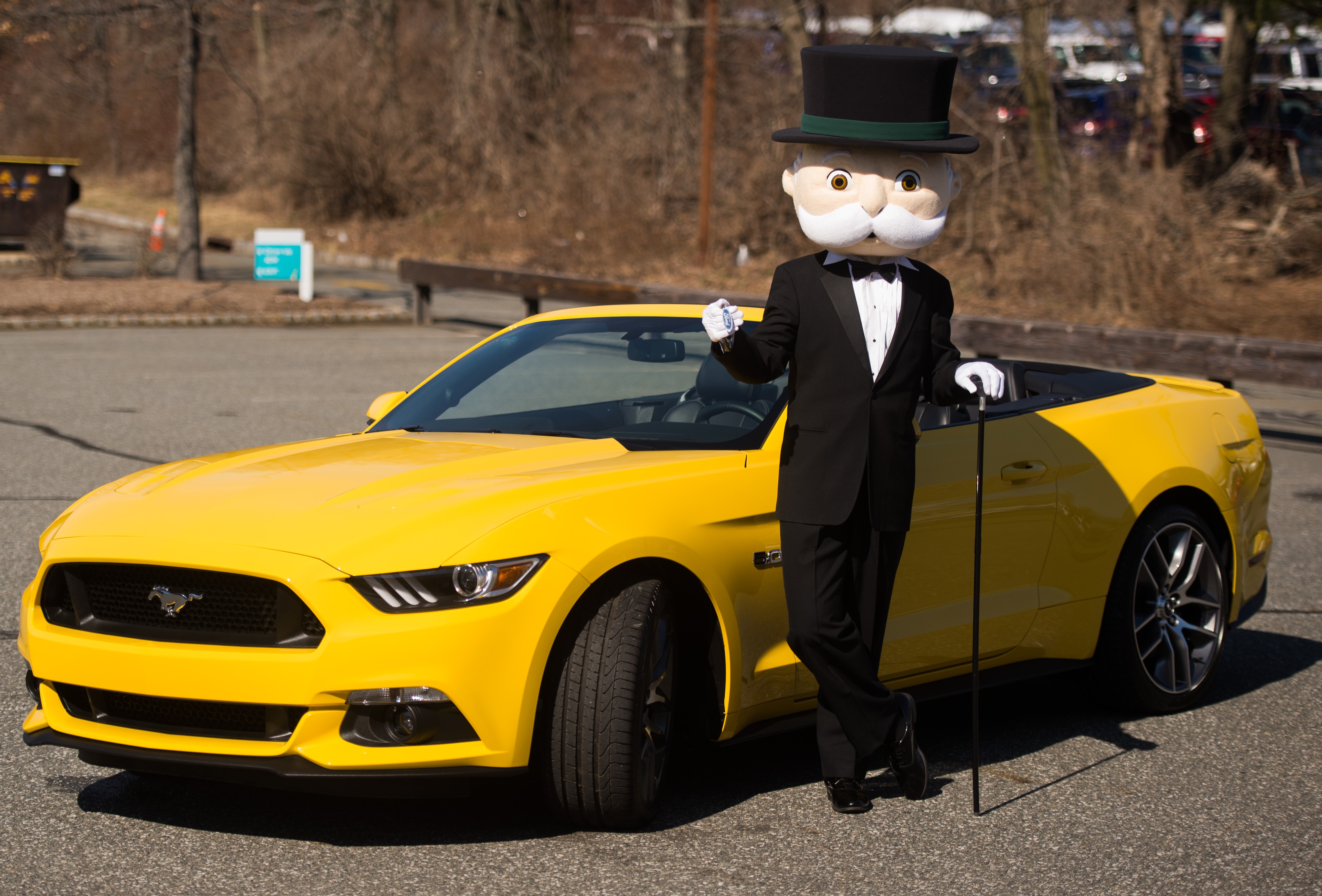Ford Mustang is Mr. Monopoly's new ride in the latest edition of Monopoly Empire.