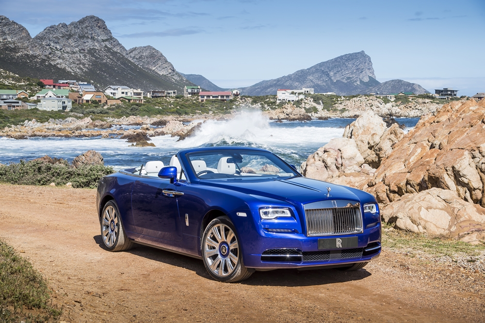 Rolls-Royce Dawn. Western Cape, South Africa. Photo: James Lipman