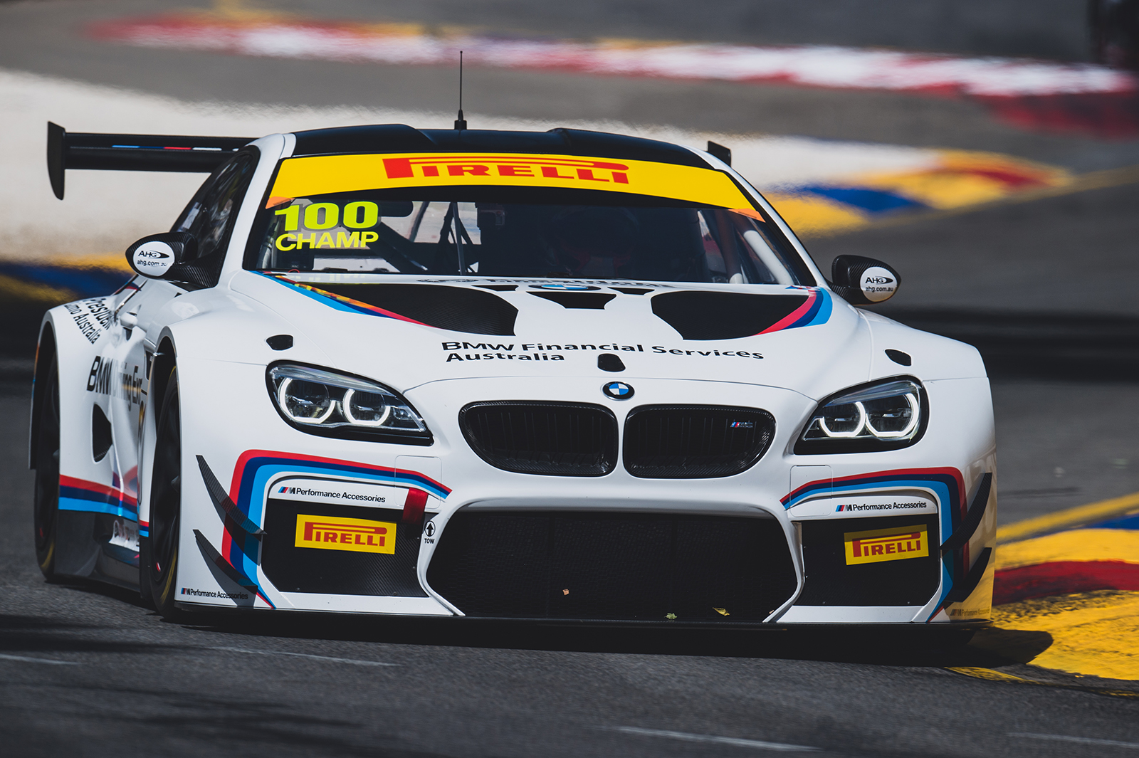 2016 Australian GT Championship Round 1. Clipsal 500, Adelaide, South Australia, Australia. Thursday 3rd March - Sunday 6th March 2016. Steven Richards driver of the #100 BMW team SRM BMW M6 GT3. World Copyright: BMW Ref: Digital Image 020316_CLIPSAL500_DKIMG_0963.NEF