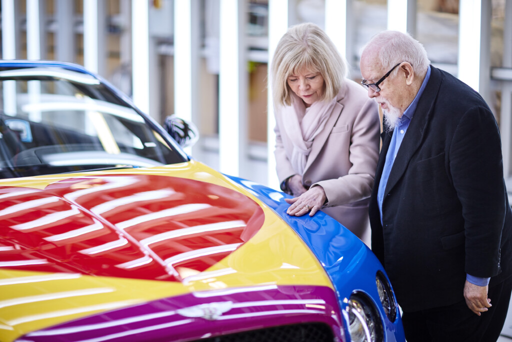 Sir Peter Blake Pop Art Bentley set to raise thousands for Charity (2)