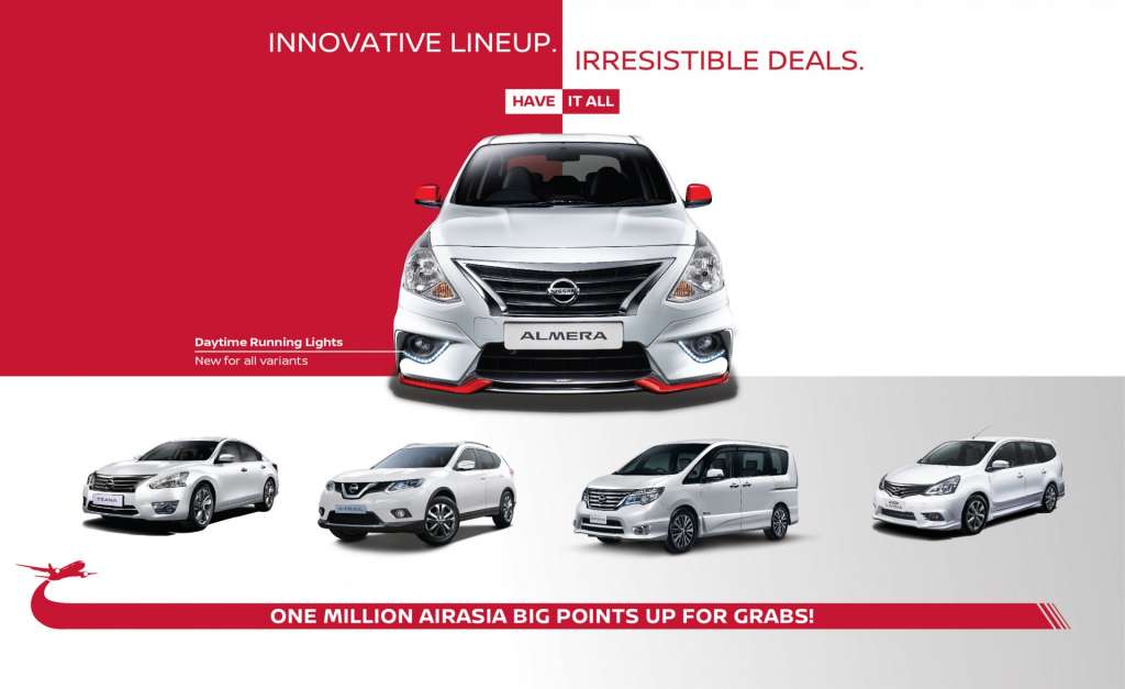 Buy NISSAN Win AirAsia BIG Points Campaign
