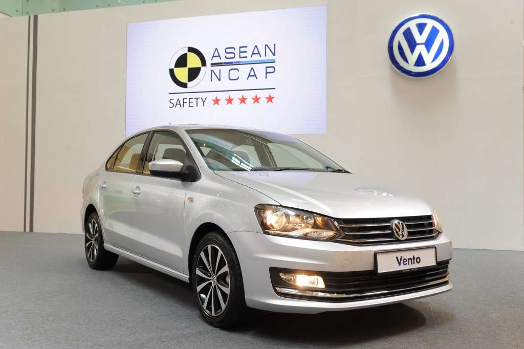 The new Vento 1.2L Highline is rated 5 star ASEAN NCAP