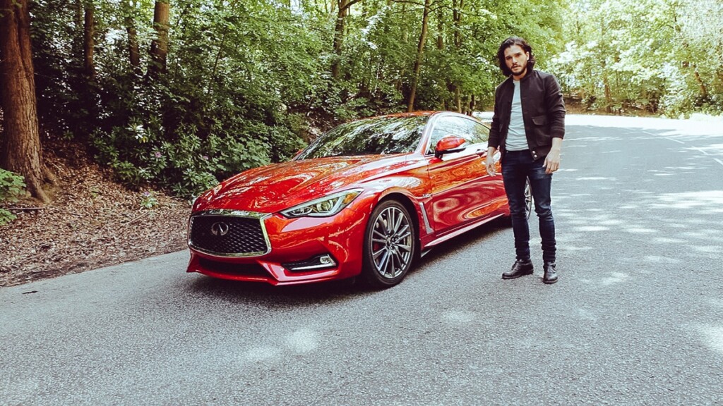 Kit Harington with the INFINITI Q60