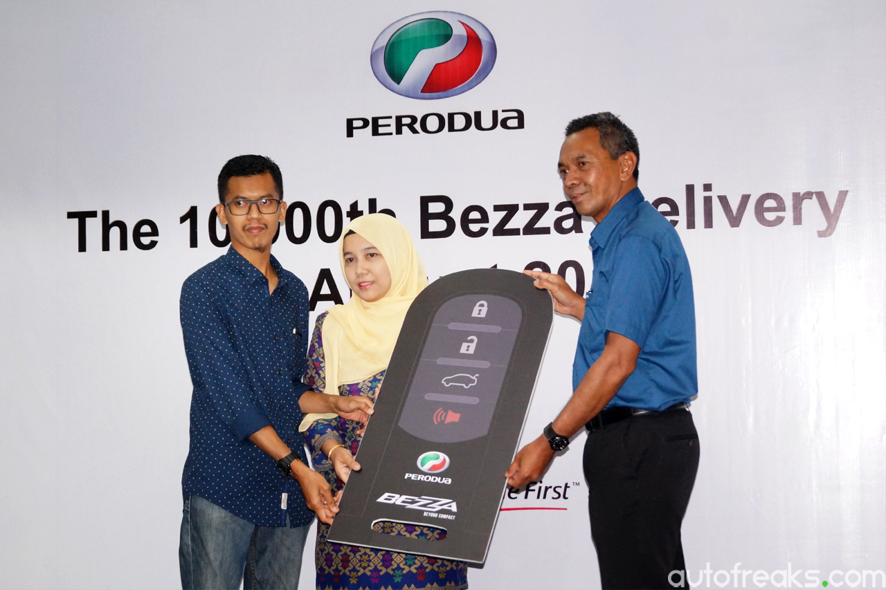 10,000th Perodua Bezza handed over to owner, bookings now 