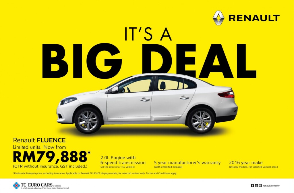 Renault Fluence It's A Big Deal Campaign