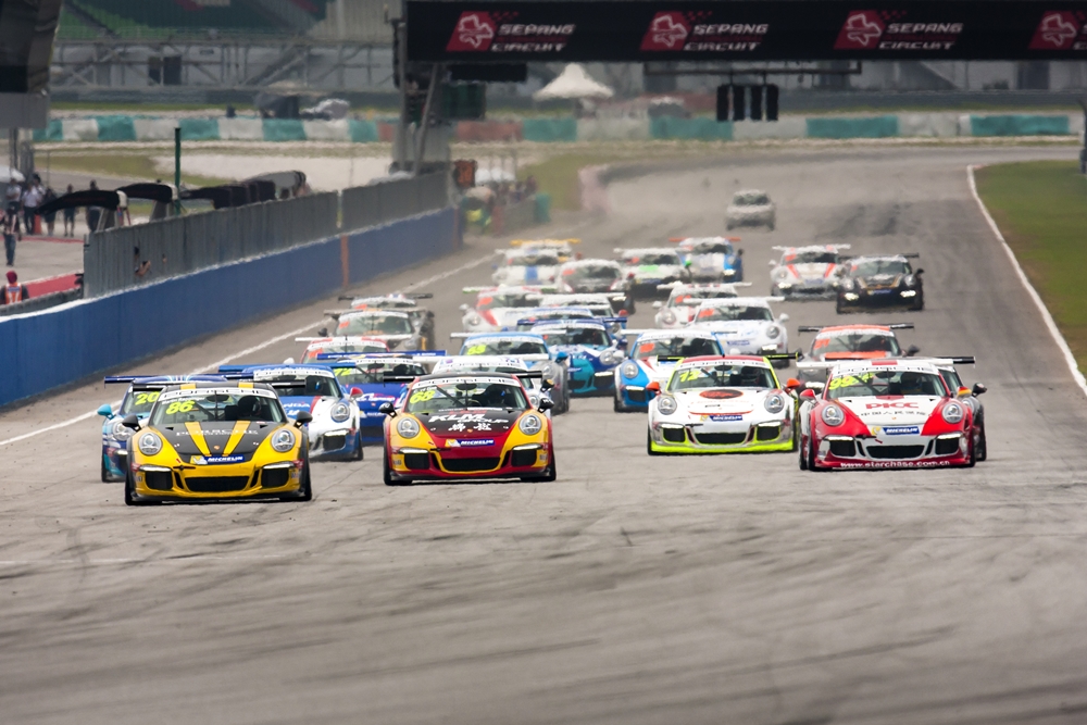 2015 Porsche Carrera Cup Asia. Sepang, Malaysia. 4th - 6th September 2015. Photo: Drew Gibson.