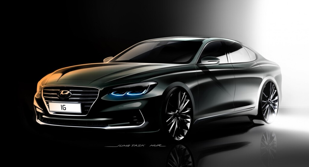 Hyundai Motor Unveils First Renderings of the All-new Azera (1)