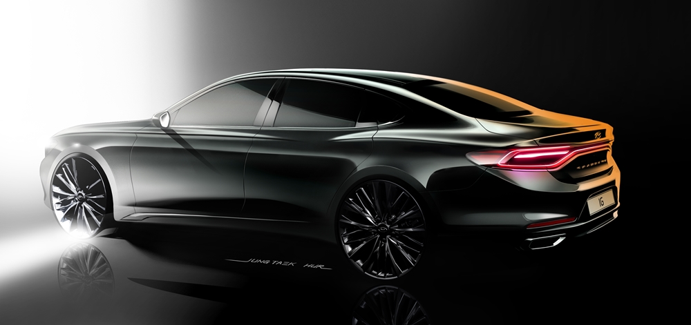 Hyundai Motor Unveils First Renderings of the All-new Azera (2)