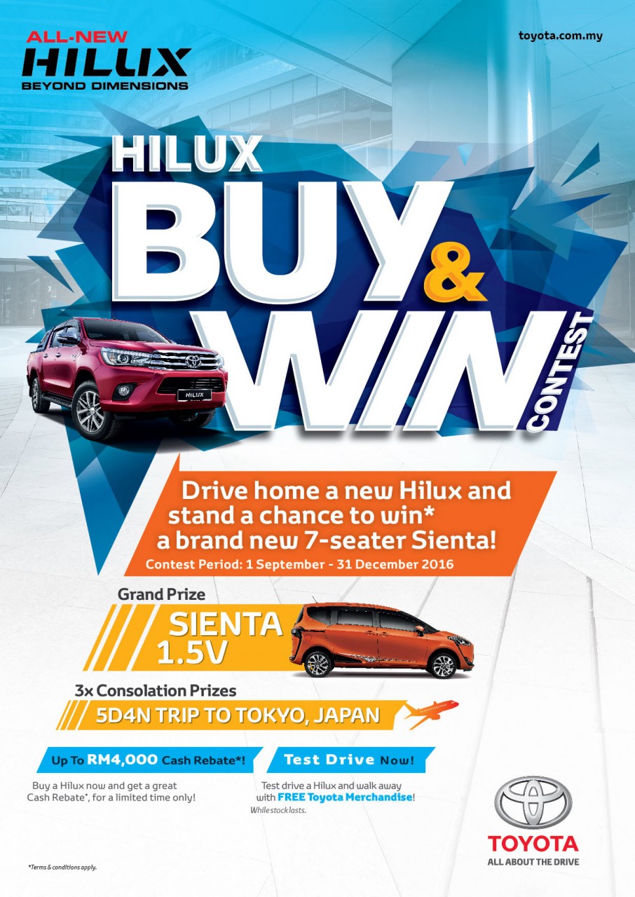 Leaflet Hilux Buy & Win
