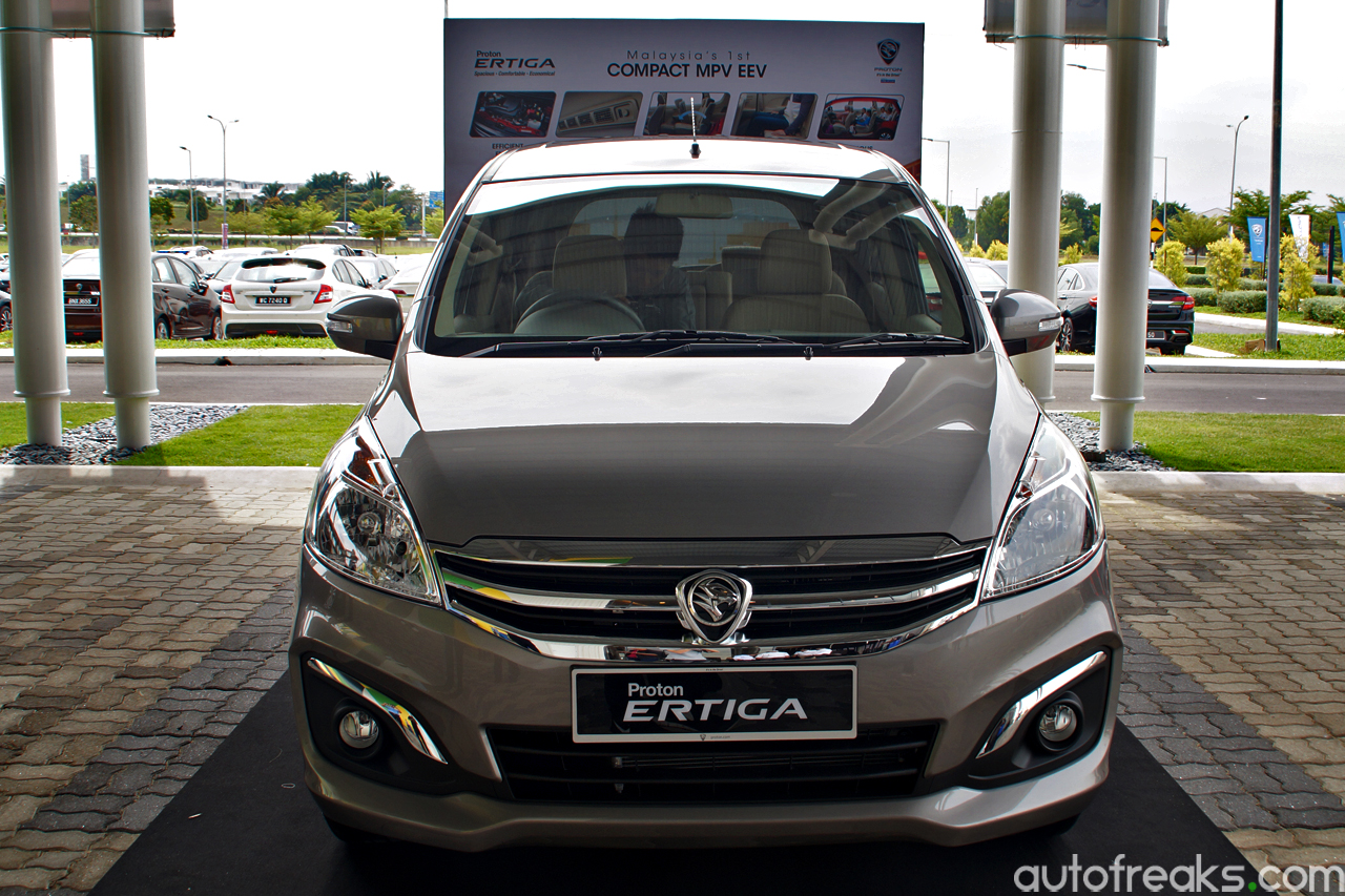 Proton Ertiga debuts, priced from RM58,800 - Autofreaks.com