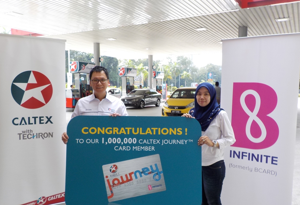 Caltex marks significant milestone with its one millionth Caltex JOURNEY™ card member