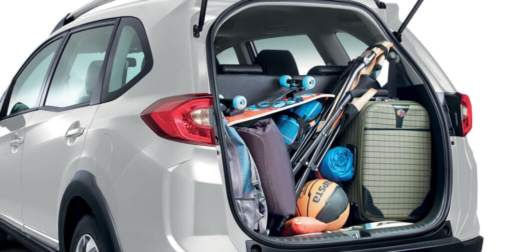 Biggest trunk space - 223 litres with all seats up, 539 litres when 3rd row seats are folded