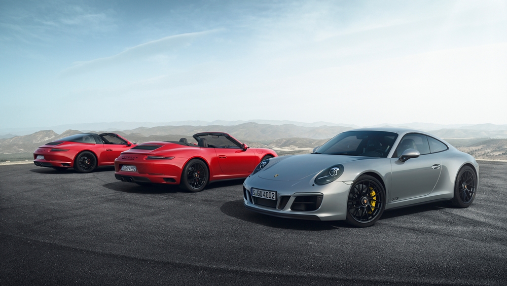 911 Targa 4 GTS, 911 Carrera 4 GTS Cabriolet und 911 Carrera 4 GTS