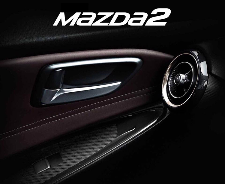 2017_Mazda_2_Facelift_Thailand_Interior_Trim