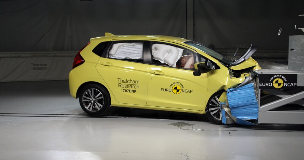 Honda Jazz Euro NCAP crash test