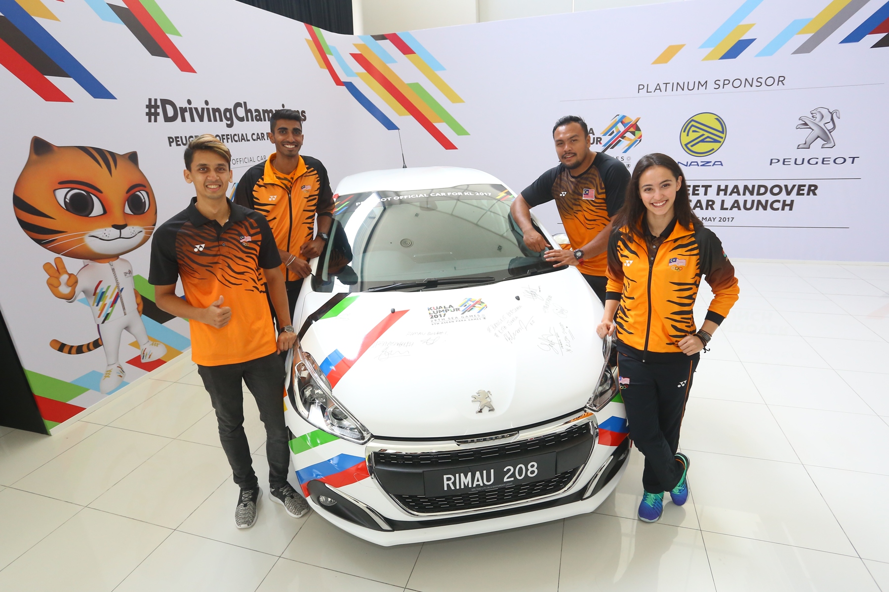 Peugeot 208 Pledge Car  Set on Road Tour  Across Malaysia  